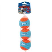 Trois balles pour chien, jeu terre et eau, ultra légère