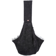 Sac portage chien, fausse fourrure, transport petit chien ventral