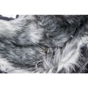 Sac de portage pour chien en fausse fourrure, transport ventral pour petit chien