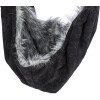 Sac de portage pour chien en fausse fourrure, transport ventral pour petit chien