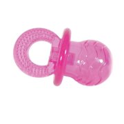 Jouet tétine pour chiot en TPR résistant