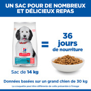 Hill's Science Plan croquettes hypoallergéniques pour gros chien