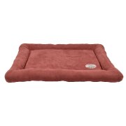 Matelas pour chien extra doux ROSE FONCÉE
