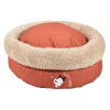 Panier pour chat original extra doux Nid Tea Party orange