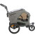 Remorque vélo pour chien, 40 kg, pliable