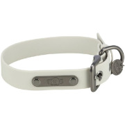 Collier hydrofuge et essuyable pour chien City Style gris