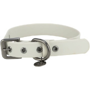 Collier hydrofuge et essuyable pour chien City Style gris