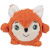 Jouet peluche mémoire de forme pour chien renard