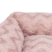 Panier orthopédique chien : mémoire de forme, couchage confortable Loki ROSE