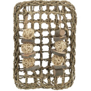 Jouet lapin nain, jeu à suspendre, naturel