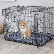 Cage d’intérieur pour chien d’éducation noire