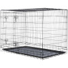 Cage d’intérieur pour chien d’éducation noire