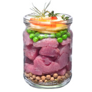 Pâtée pour chien haut de gamme sans céréales 68 % dinde