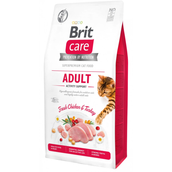 Croquettes hypoallergéniques pour chat actif