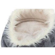 Igloo pour chat, maison peluche douce