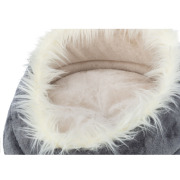 Igloo pour chat, maison peluche douce