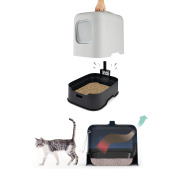 Maison de toilette Rotho Biala avec filtre et pelle