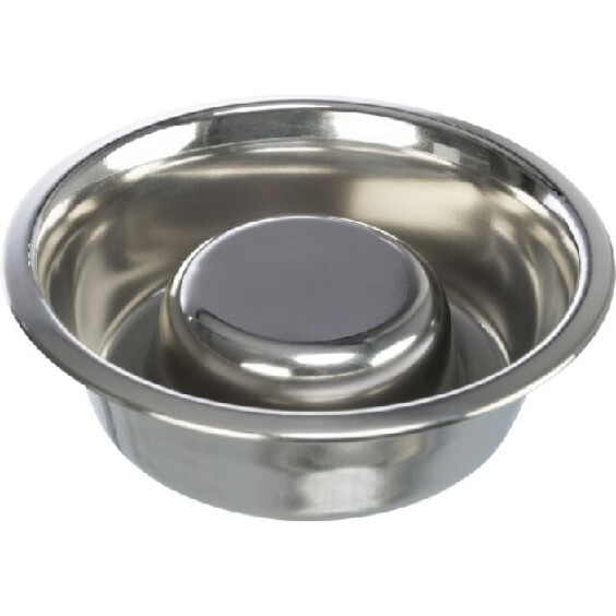 Gamelle anti-glouton inox compatible support gamelle