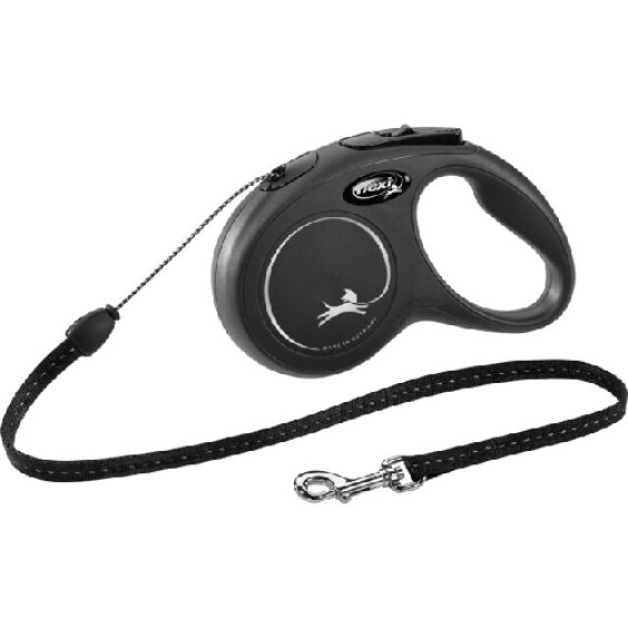 Laisse enrouleur cordon pour chien Small 5 m 12 kg