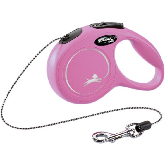 Laisse enrouleur cordon petit chien 8 m 12 kg