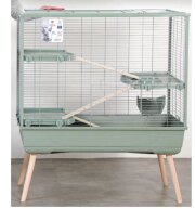 Cage Lapin sur pied : XL, Intérieur, 100 cm, 3 étages