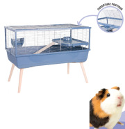 Cage hamster sur pied avec étage