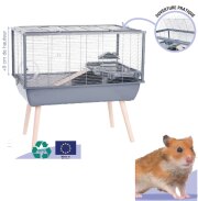 Grande cage pour 2 Cochons d’Inde, Hamster sur pied