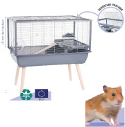 Grande cage pour 2 Cochons d’Inde, Hamster sur pied
