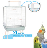 Cage oiseaux sur pied perruche ondulée