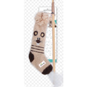 Hami Form Jouet canne à pêche chaussettes pour chat