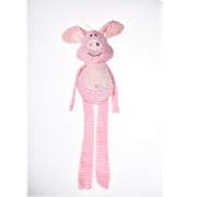 Grosse Peluche XXL Cochon avec squeaker pour chien Bubimex