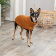 Pull chaud pour chien Berlin Rouille