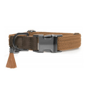 Milk & Pepper Collier original corde pour chien Camel KAYA