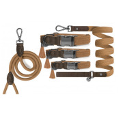 Milk & Pepper Collier original corde pour chien Camel KAYA