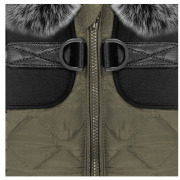 Milk & Pepper Manteau doudoune harnais intégré fourrure synthétique GUSTAVE