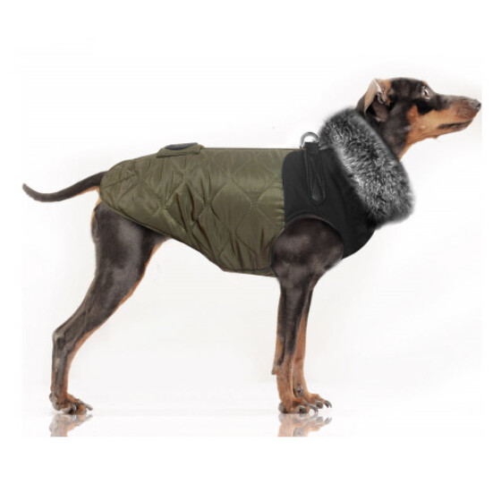 Manteau Doudoune harnais intégré, fourrure synthétique GUSTAVE