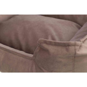 Panier déhoussable XXL luxe brun