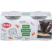 Soupe pour chat liquide, hydratation, Saumon Poulet, Taurine