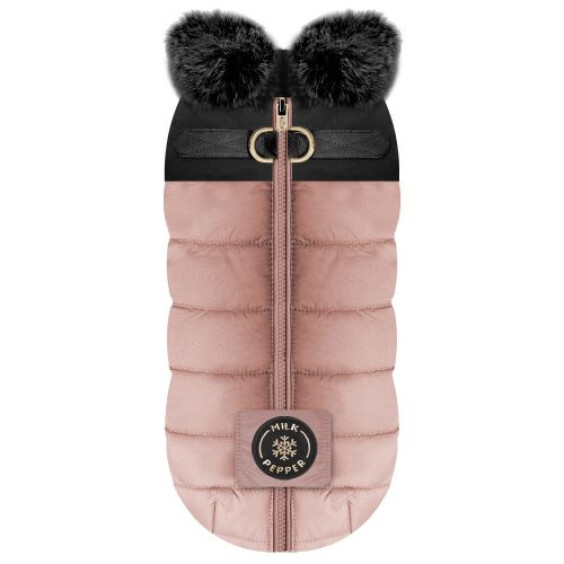 Milk & Pepper Manteau doudoune harnais intégré fourrure synthétique AZELIE
