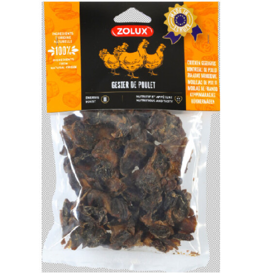 Friandise pour chien naturelle : Gésier de poulet