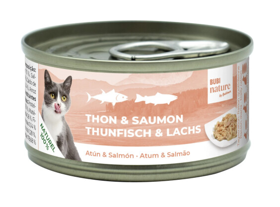 Pâtée BUBIMEX Bubi Nature Thon & Saumon pour chat