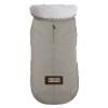 Doudoune parka imperméable verte pour chien