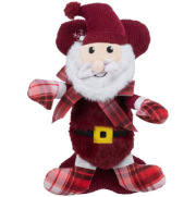 Coffret cadeau de Noël pour chien peluche et os