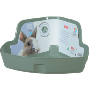 Toilette d’angle pour lapin