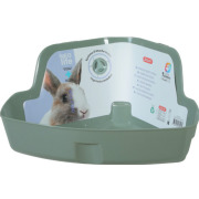 Toilette d’angle pour lapin