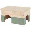 Maisonnette bois pour lapin nain