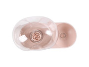 Fontaine à eau chat sans électricité, sans fil Snail ROSE