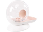 Fontaine à eau chat sans électricité, sans fil Snail ROSE