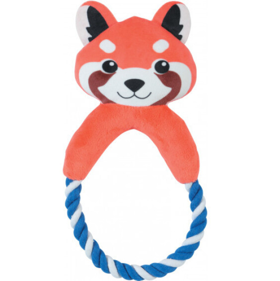 Peluche pour petit chien et chiot Panda Corde