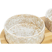 Gamelle double bois, céramique bambou Design